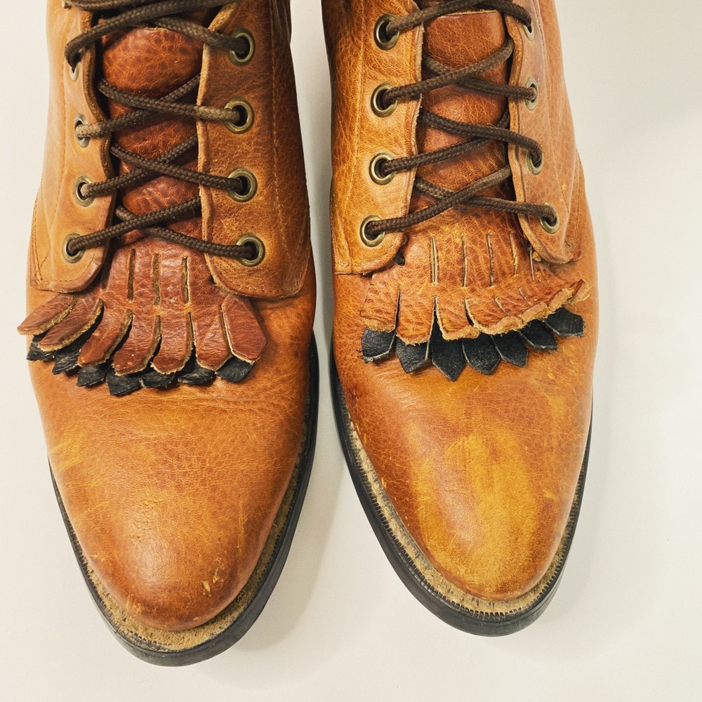 1970’S JUSTIN BOLT ROPER BOOT - Picture 7 of 8